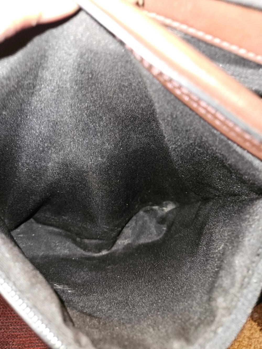 Coach Brown Leather/Embossed Signature Small Charles Messenger Crossbody Bag - Picture 11 of 16